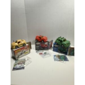 Lot Of 3 The Chevron Cars Red Green Yellow Tony Wendy Sam Sedan Collectable